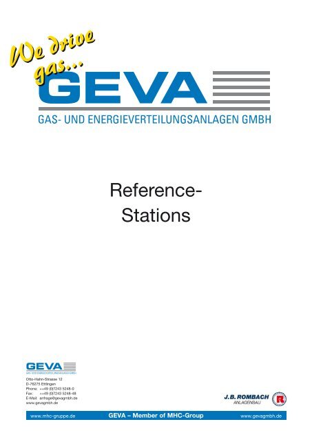 Stations - GEVA Gas- und Energieverteilungsanlagen GmbH