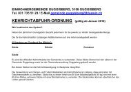 KEHRICHTABFUHR-ORDNUNG - Gemeinde Guggisberg
