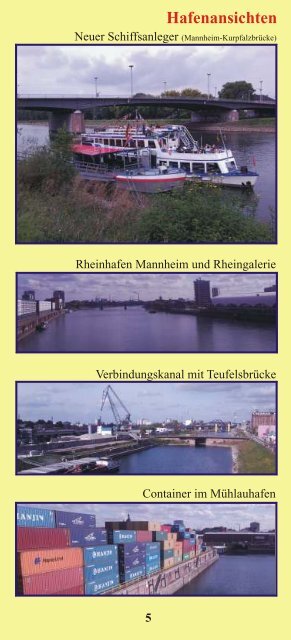 Grosse Hafenrundfahrt - Kurpfalz Personenschiffahrt