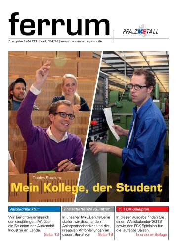 ferrum Ausgabe 5-2011 - Pfalzmetall