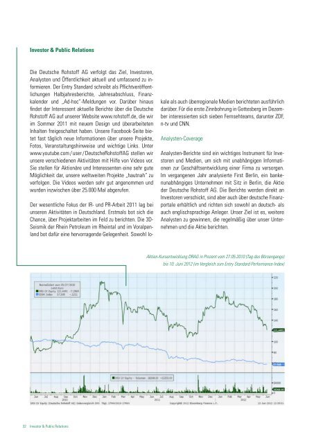 Geschäftsbericht Konzern 2011 - Deutsche Rohstoff AG