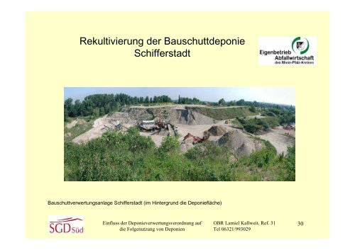 Deponie Hessheim - DWA