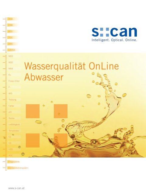 Wasserqualität OnLine Abwasser - S-can