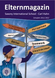 Unsere Lehrer - Saxony International School