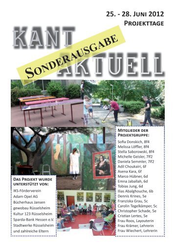 SONDERAUSGABE - Immanuel-Kant-Schule Rüsselsheim