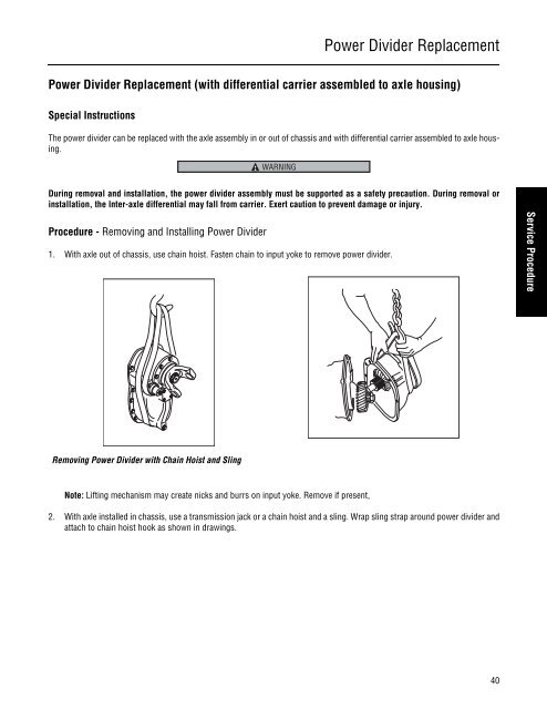 Service Manual - Dana Corporation