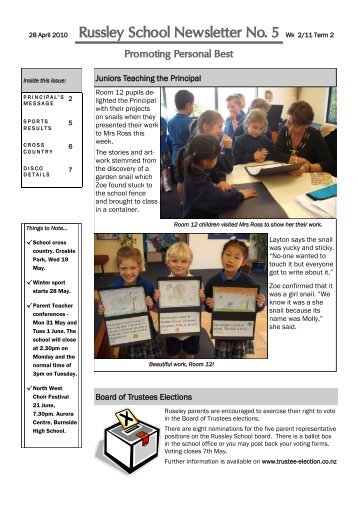 Russley School Newsletter No. 5 Wk 2/11 Term 2 - RussleyWebsite ...