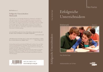 Erfolgreiche Unterrichtsideen Mathematik - Freiburger Verlag