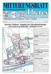 Mitteilungsblatt Nr. 9 - VG Theres - Wonfurt