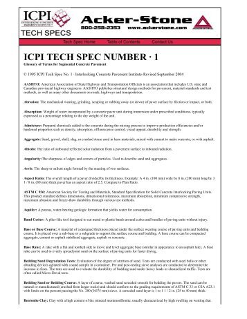 icpi tech spec number - Rick English - Swimming Pool Consultant