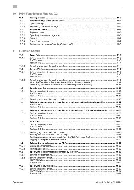 User Manual Print Operations: VarioLink (VL) 2222c, VL2822c ... - Océ