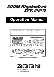 Operation Manual - American Musical Supply