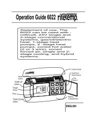 Operation Guide 6022 - The RiteTemp Support Site