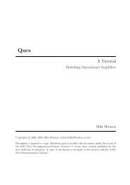 Qucs - A Tutorial