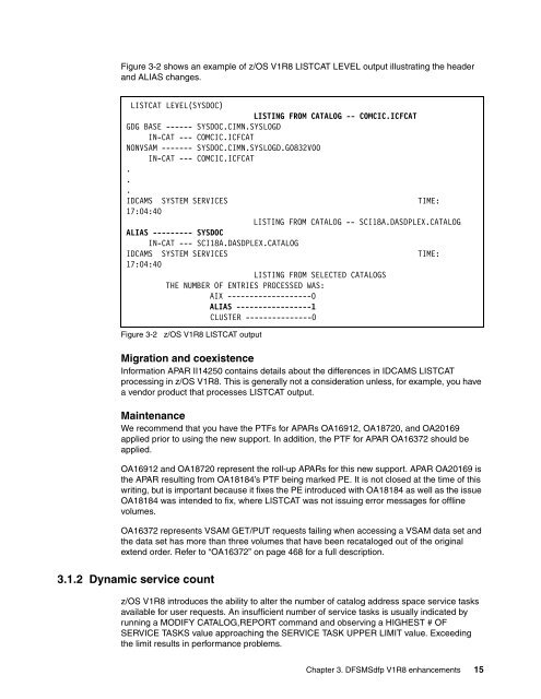 z/OS V1R8 DFSMS Technical Update - IBM Redbooks