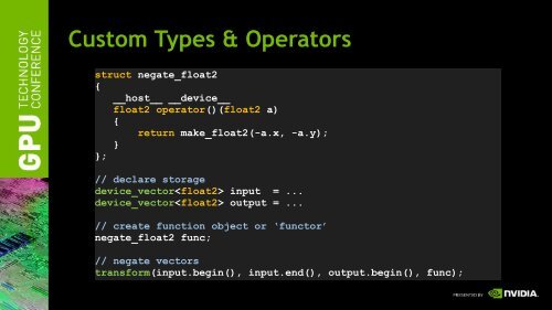 High-Productivity CUDA Development with the Thrust Template ...