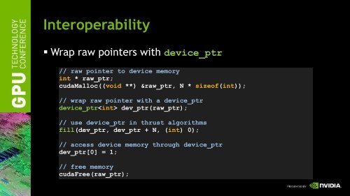 High-Productivity CUDA Development with the Thrust Template ...