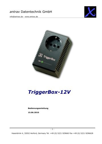 TriggerBox-12V - antrax.de