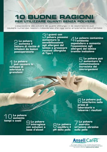 10 BUONE RAGIONI - Ansell Healthcare Europe