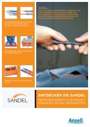 EntdEckEn SiE SandEl - Ansell Healthcare Europe