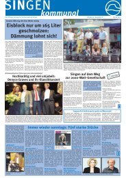 28. Juli 2010 - Singener Wochenblatt