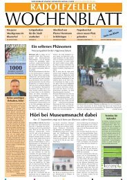 Ausgabe 32 / 2011 - Singener Wochenblatt