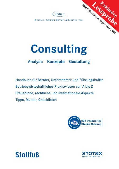 Consulting - Stollfuß Medien