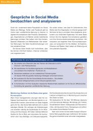 Gespräche in Social Media beobachten und analysieren