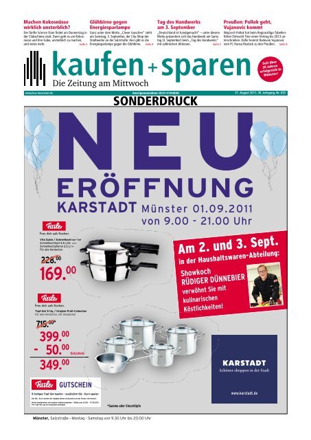 Ausgabe als PDF Download - Kaufen und Sparen