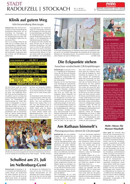 Ausgabe 28 / 2012 - Singener Wochenblatt