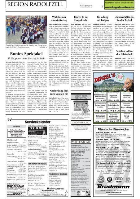 Ausgabe 04 / 2012 - Singener Wochenblatt