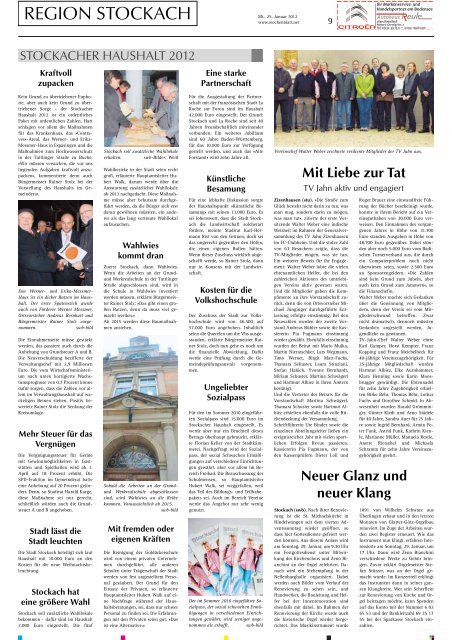 Ausgabe 04 / 2012 - Singener Wochenblatt