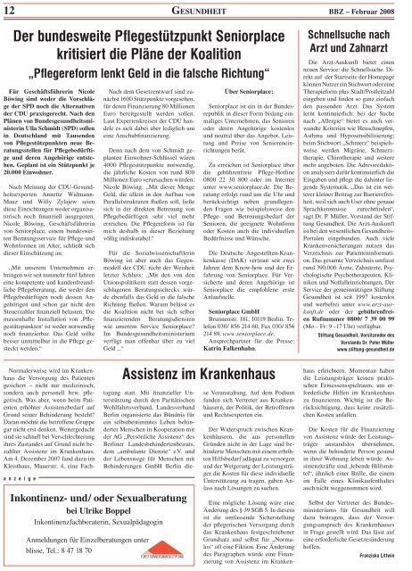 Februar - Berliner Behindertenzeitung