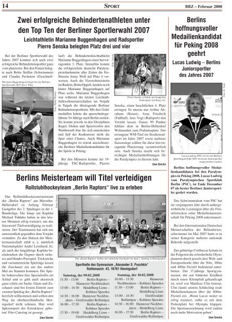 Februar - Berliner Behindertenzeitung