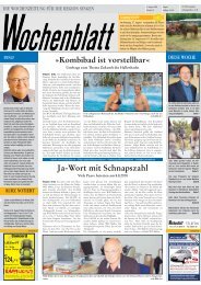 Ausgabe 28 / 2008 - Singener Wochenblatt