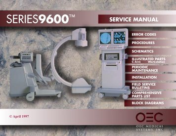 9600 Service Manual - gmecorp-usa.com