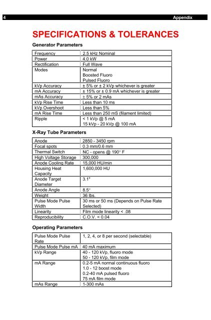 9600 Service Manual - gmecorp-usa.com