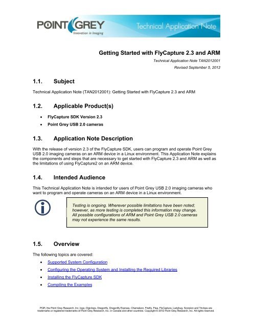 pgr flycapture pgr flycapture