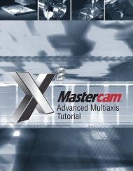 Mastercam X2 Advanced Multiaxis Tutorial - GTC Innovations