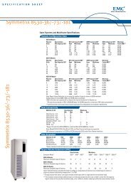 Symmetrix 8530 Specifications Sheet - ICANN