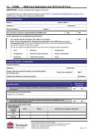 RSW Card Application and 100 Point ID Form - RailSafe