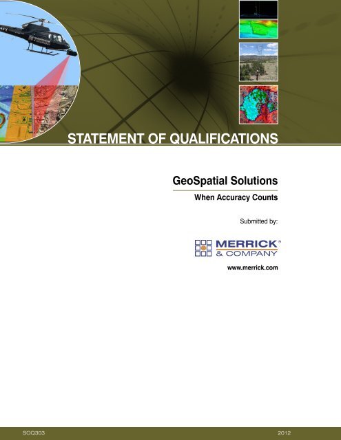GeoSpatial Solutions - Merrick &amp; Company