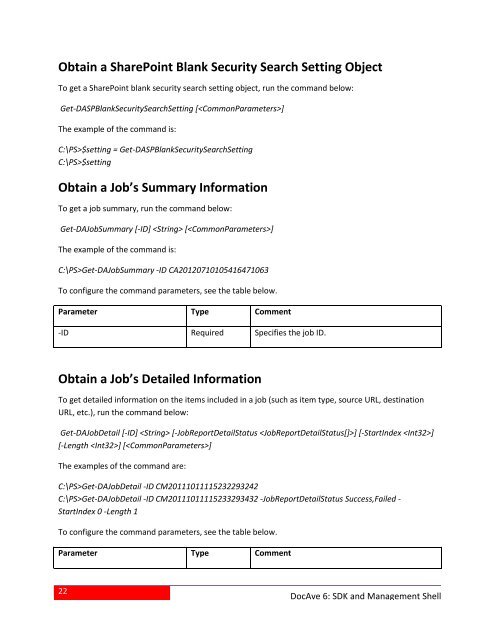 DocAve 6 Management Shell - AvePoint