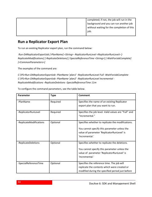 DocAve 6 Management Shell - AvePoint