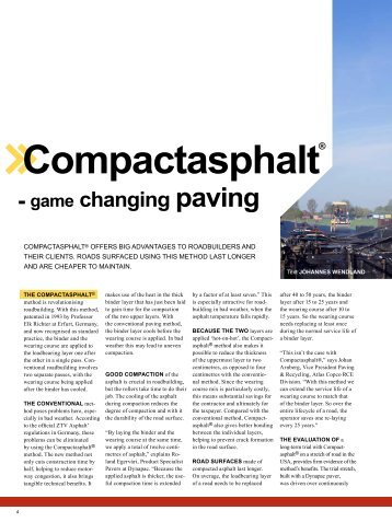Compactasphalt® - game changing paving - Dynapac