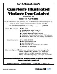 Download Catalog #42 PDF File - Vintage Pens at Gopens.com