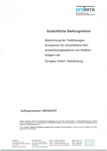 Gutachten Dynapac CO2-Emissionen Bohlenbeheizung 120410 reÃ¢ÂÂ¦