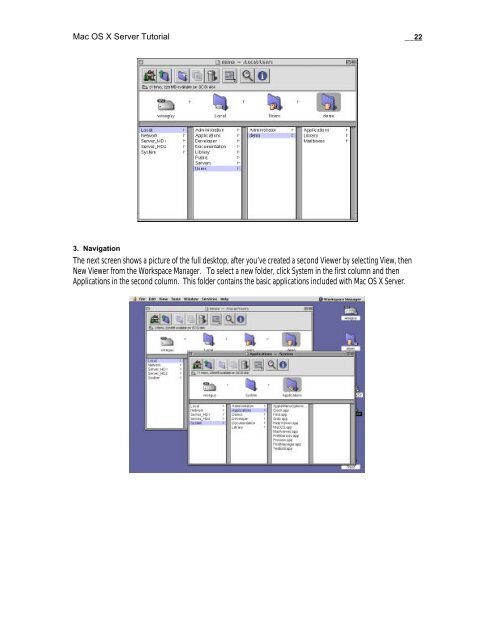 Mac OS X Server Tutorial - Rhapsody Resource Page