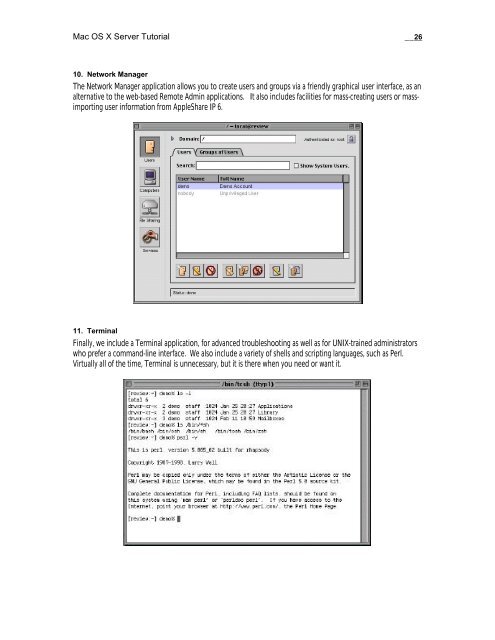 Mac OS X Server Tutorial - Rhapsody Resource Page