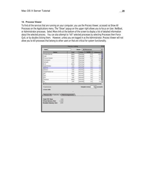 Mac OS X Server Tutorial - Rhapsody Resource Page